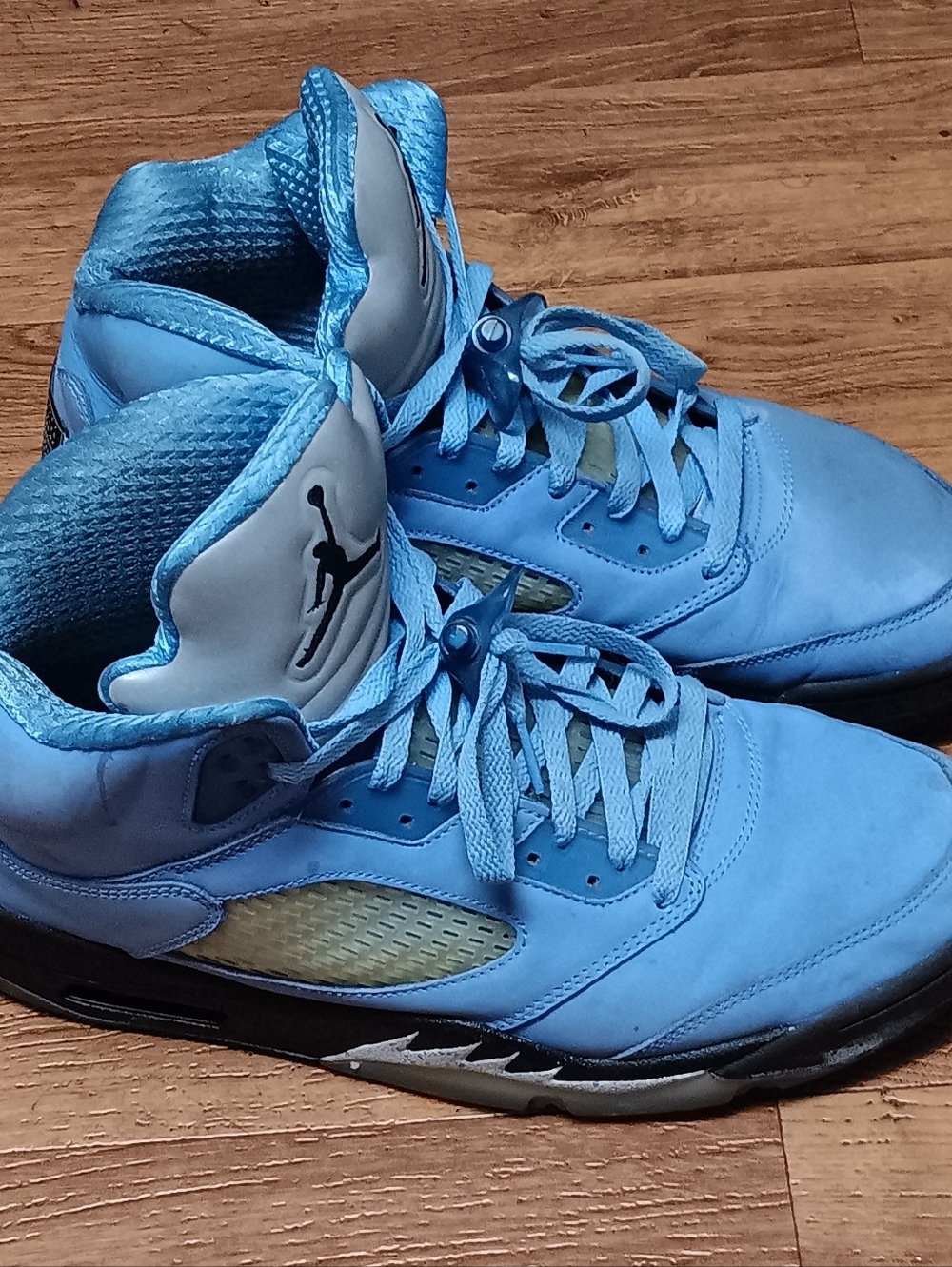 NIKE AIR JORDAN 5 Retro UNC University Blue DV1310-401 Sneakers Shoes Mens SZ 13
